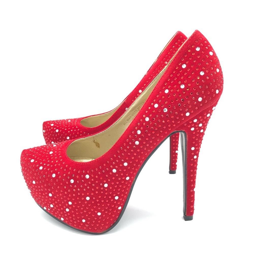 Red High Heels Size 8 - Red